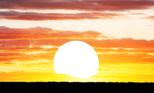 Photo sunset background