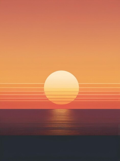 Photo sunset background