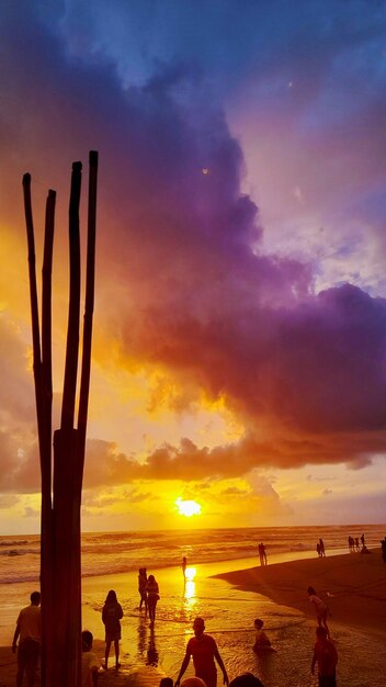 Sunset at the beach