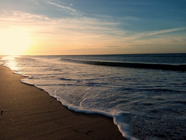 sunset at beach