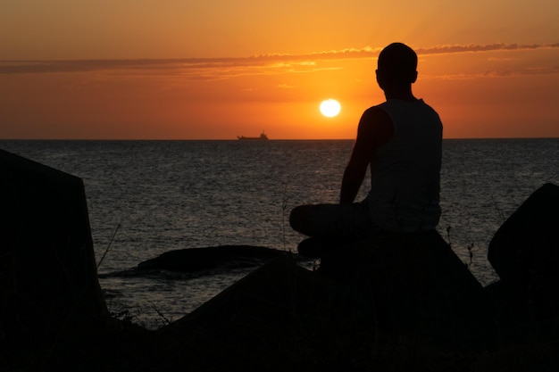 Sunset at the beach