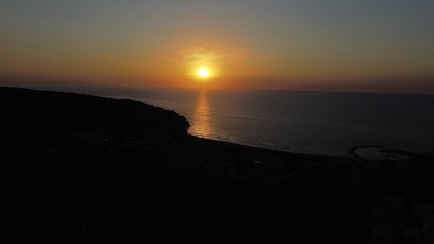 Sunset on the beach