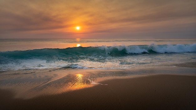 Sunset at the beach