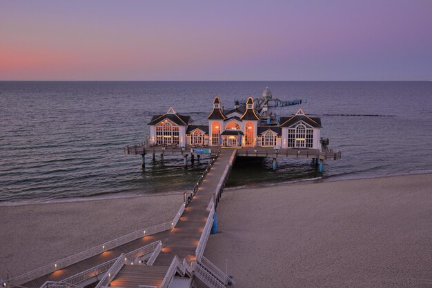 sunset on the beach