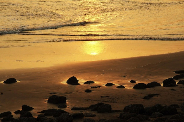 Sunset on the beach