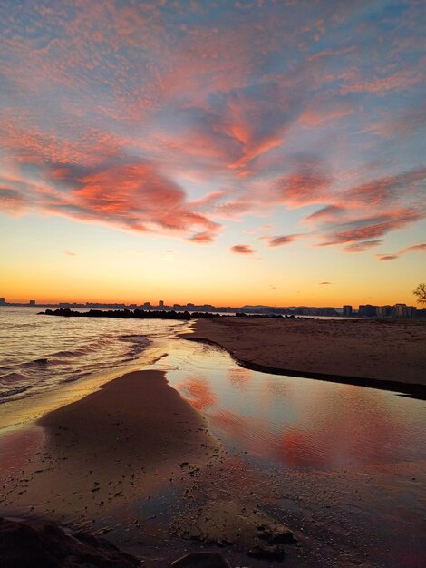 Sunset at the beach