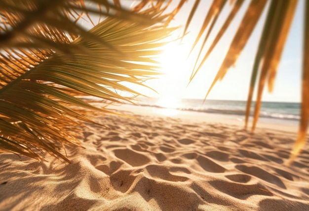 Sunset on the beach