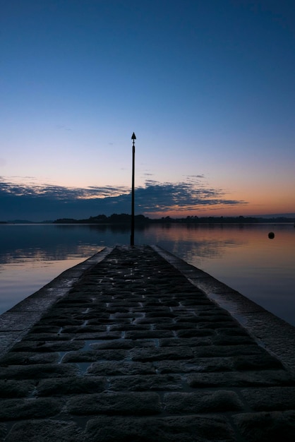 Sunset in Brittany Morbihan France