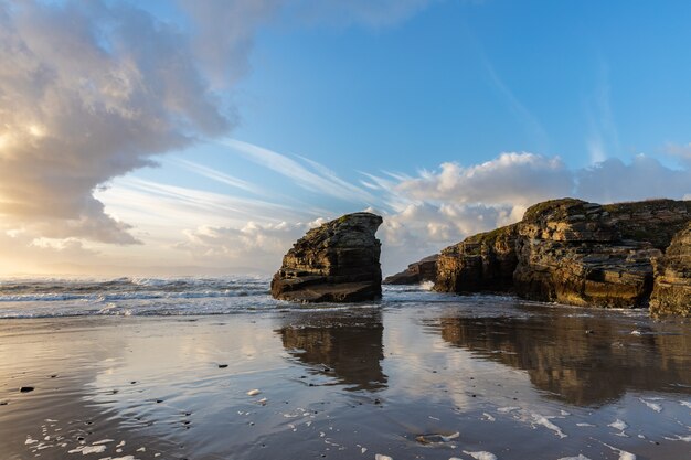 Sunset on the Cantabria coast