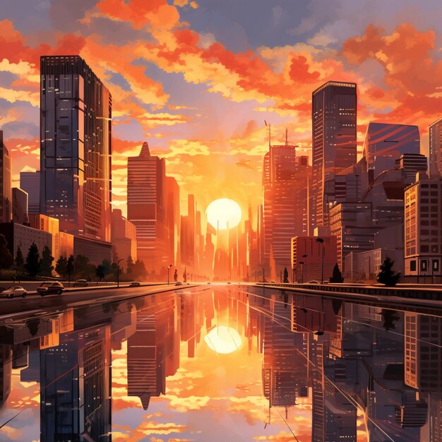 Sunset city