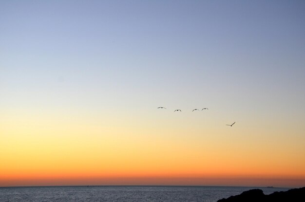 Sunset in Coves of Roche, Conil de la Frontera, Cadiz.
