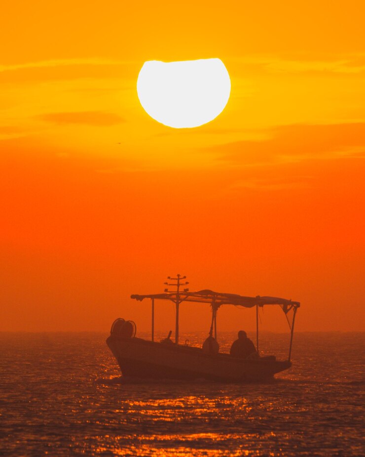 Photo チュニジアからの夕暮れ