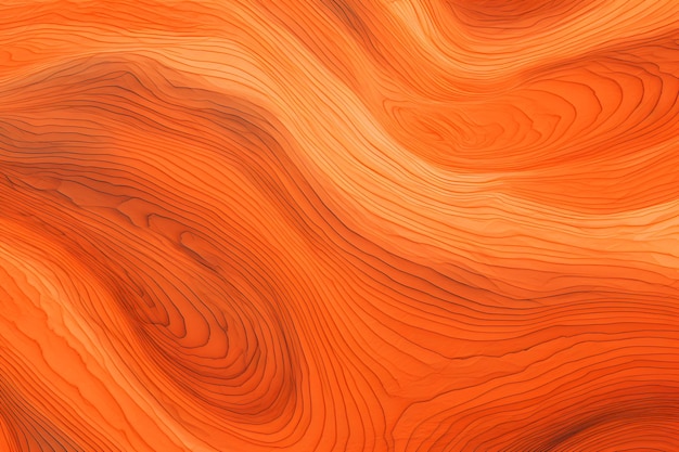 Закатное свечение оранжевого древесного зерна с текстурированной поверхностью