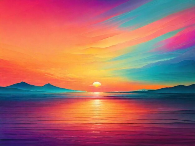 Photo sunset gradient background