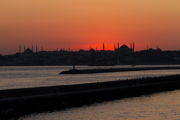 Sunset in Istanbul