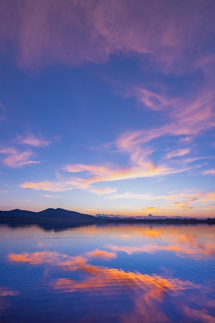Sunset Lake Reflection
