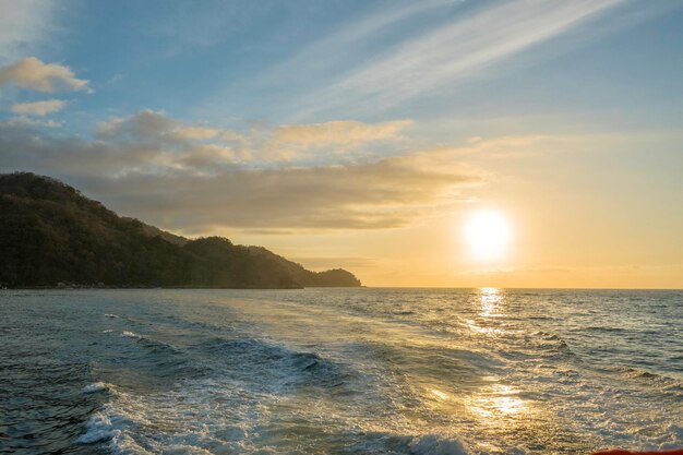 Sunset at las caletas