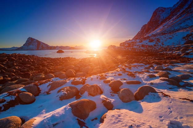 Sunset at Lofotens