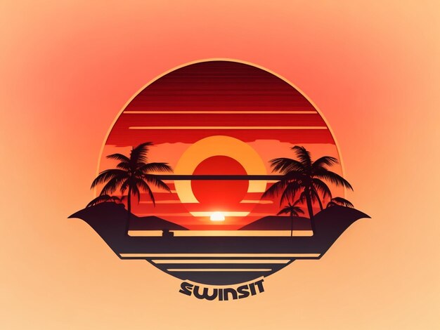 Photo sunset logo