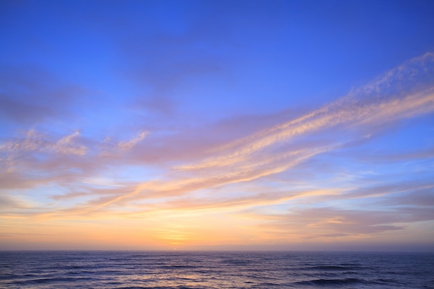 Sunset New Zealand Coast