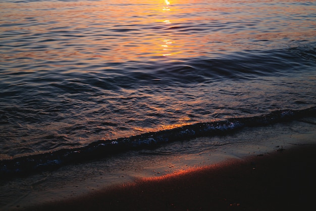 海に沈む夕日