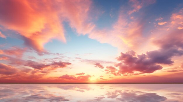 写真 夕暮れの青い空 青い空 雲のある青い空 夏の空 雲の青い天