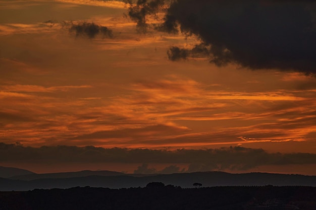 sunset panorama