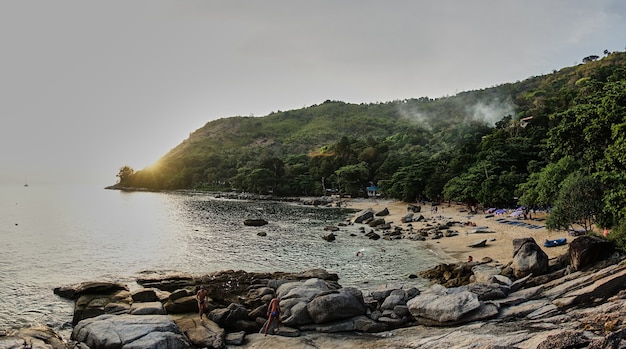 Photo sunset on phuket