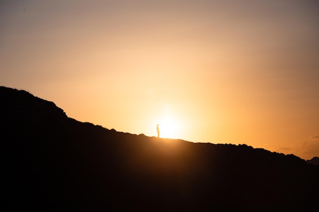 Photo sunset in picos de europa