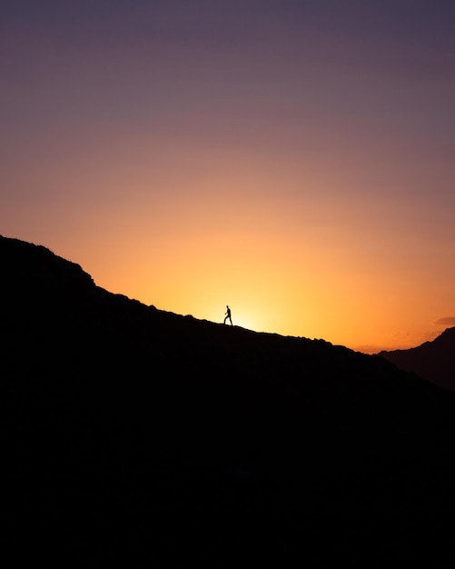 Foto tramonto a picos de europa