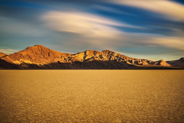 Sunset at Racetrack Playa in Death Valley National Park