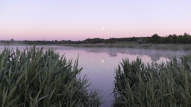 Sunset on the river