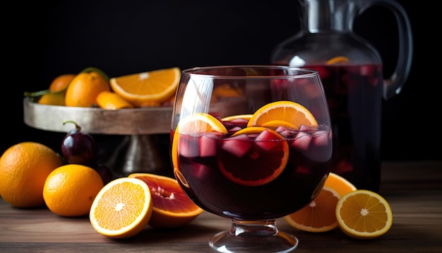 Sunset Sangria Винный пунш в испанском стиле