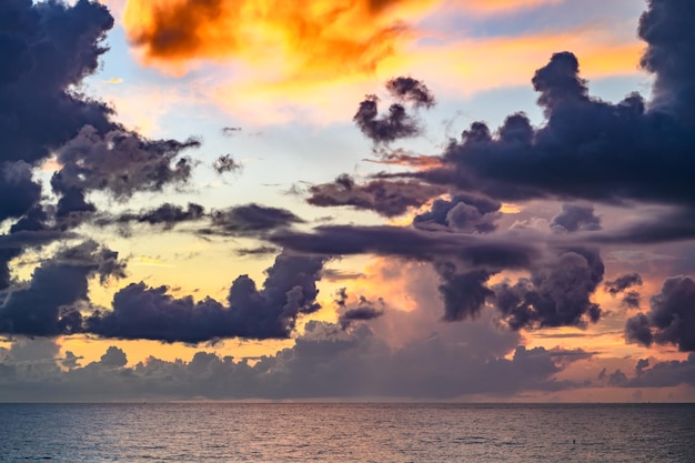 Закат на фоне моря природа обои с летней морской водой морской текстурой спокойный восход солнца на тропическом