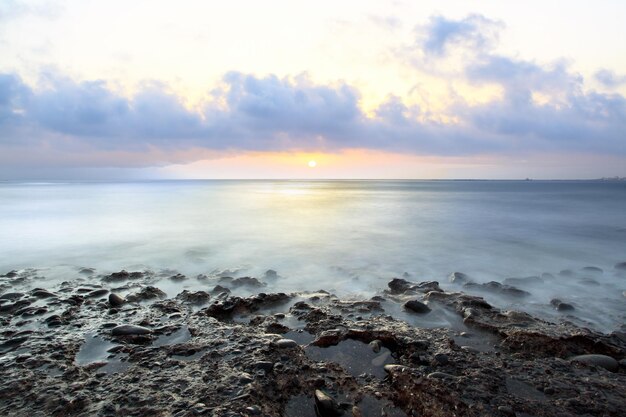 Sunset over sea Tenerife