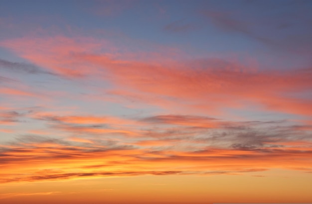 sunset over the sea