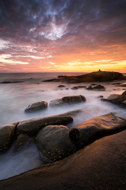 Sunset seascape in Thailand