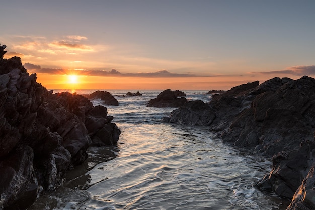 Sunset at Sharrow Beach