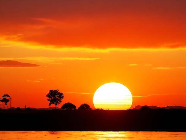 Sunset silhouette