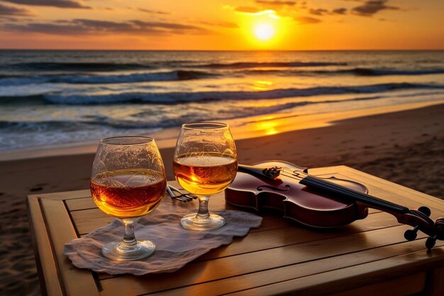 Sunset Sip Symphony Tequila photo