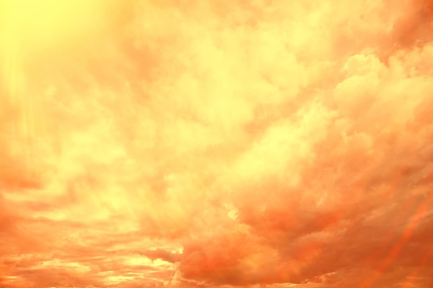 夕焼け空の背景/ぼやけた抽象的なテクスチャ夏の夕焼け空
