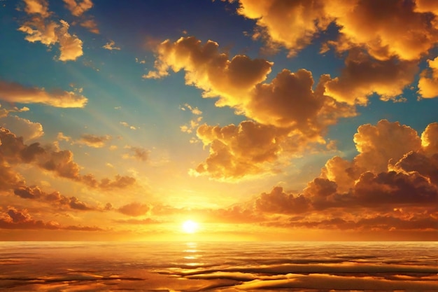 Sunset Sky Background Sunset Sky Wallpaper Sunset Background Sunset Wallpaper AI Generative