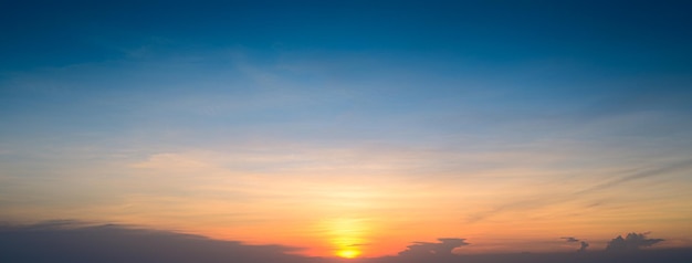 夕焼け空の背景