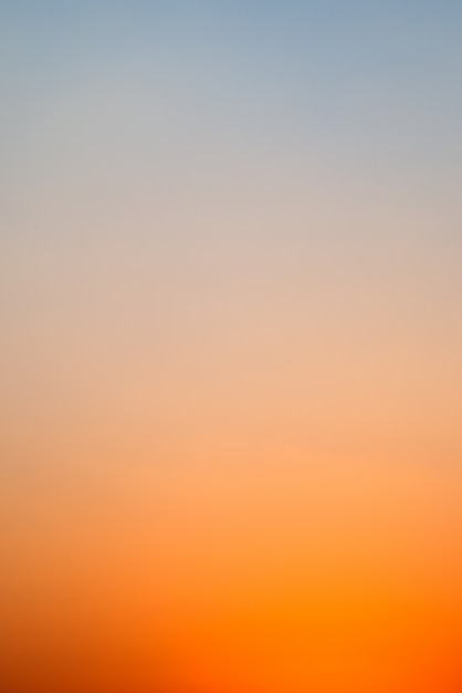 Фото Закатное небо - цветовой градиент закатного неба