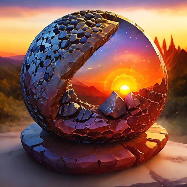 The Sunset Stone is a mythical gem to control the setting sun