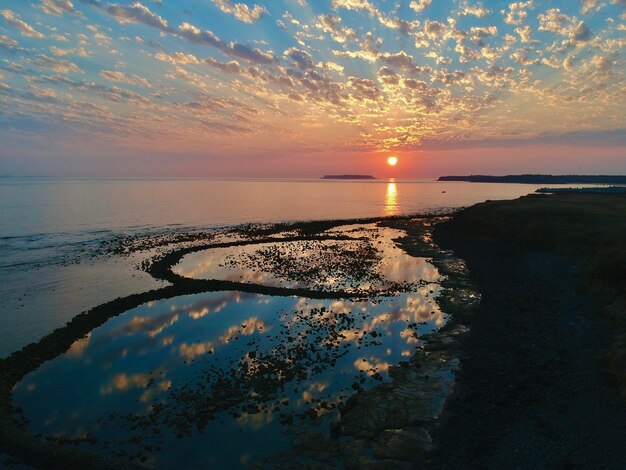 Photo sunset taiwan penghu