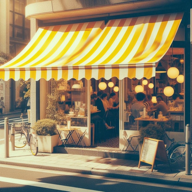 Sunshade in street