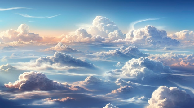 Sunshine Clouds Sky During Morning Background HD Background Wallpaper Desktop Wallpaper