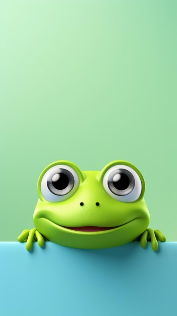 Sunshine Serenade The Joyful Journey of a Cartoon Frog