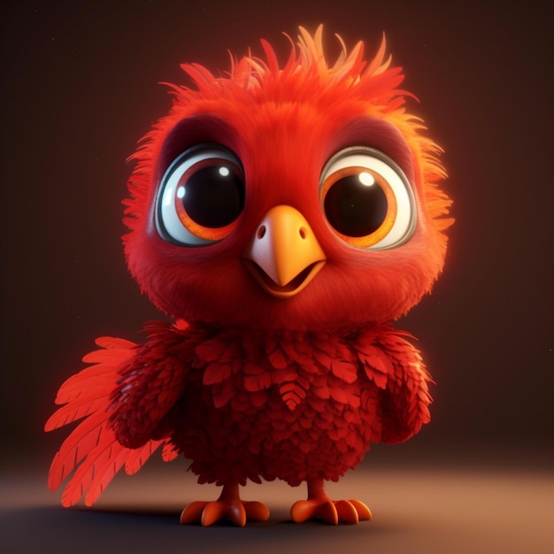 Super Adorable little red phoenix